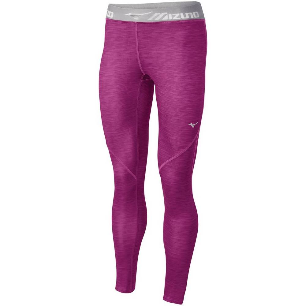 Collant Mizuno Running Impulse Print Long Donna - Viola - 96831-BOPH